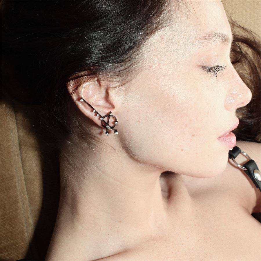 'Freccia' earrings BALANCE | OR FRECCIAAU9N CT.0,74